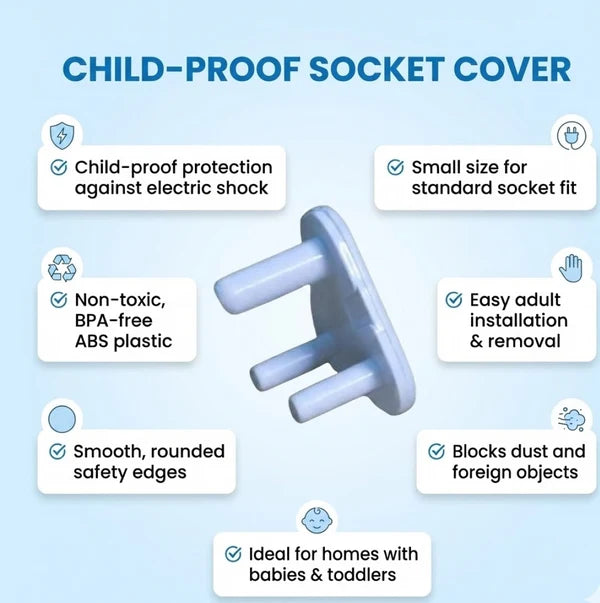 Baby-Safe Electric Socket Covers