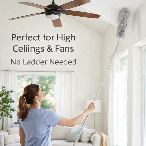 Extendable Microfiber Duster | 100-Inch Telescopic Handle