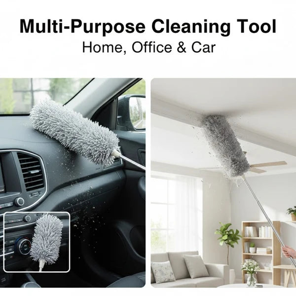 Extendable Microfiber Duster | 100-Inch Telescopic Handle